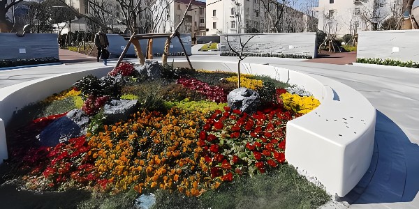 清水藝科石花壇，全天候自潔，省心更省力！